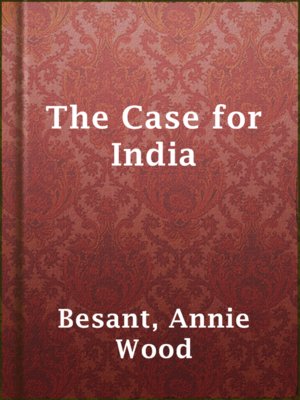 The Case for India - ebook